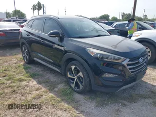 2018 Hyundai Tucson Sport z VIN KM8J33AL5JU741563, wystawiony jako IAAI lot #41928357 z przebiegiem 97 004 mil mil oraz . Historia ofert i sprzedaży dostępna na DreamBid. Obrazek 1.