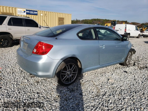 2007 Scion tC Spec with VIN JTKDE177770145759, listed as a Copart auction lot 84833444 with 271,733 mi miles and Salvage Title. Bid and sale history available at carsss.com. Image 3.