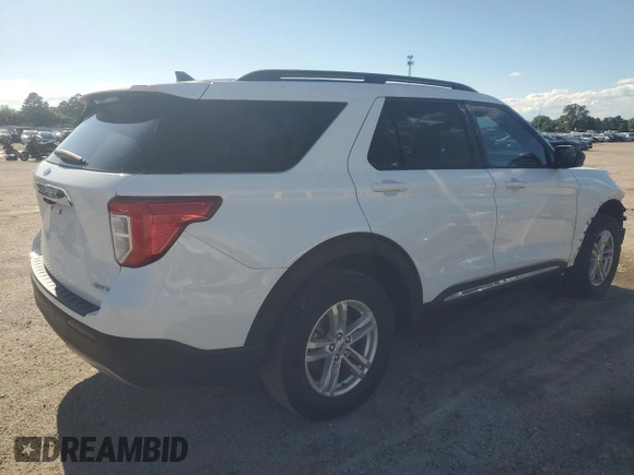 2023 Ford Explorer XLT z VIN 1FMSK8DH2PGA55872, wystawiony jako Copart lot #55814285 z przebiegiem 43 091 mil mil oraz Szkoda całkowita • Salvage title. Historia ofert i sprzedaży dostępna na DreamBid. Obrazek 3.