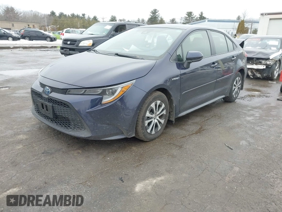 2021 Toyota Corolla Hybrid LE with VIN JTDEAMDE2MJ030035, listed as a IAAI auction lot 41644662 with 130,693 mi miles. Bid and sale history available at carsss.com. Image 17.
