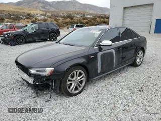 2015 Audi S4 Premium Plus with VIN WAUBGAFLXFA080564, listed as a Copart auction lot 81316934 with 73,184 mi miles and Salvage Title. Bid and sale history available at carsss.com. Image 1.