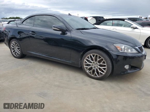2014 Lexus IS 350 C with VIN JTHFE2C28E2510949, listed as a Copart auction lot 74630924 with Not provided miles and Non repairable. Bid and sale history available at DreamBid. Image 4.