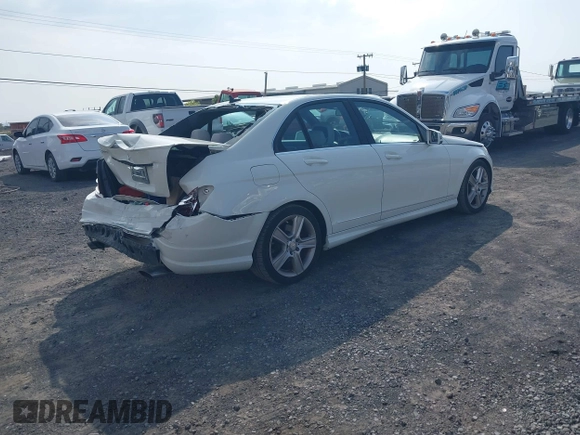 2010 Mercedes-Benz C-Class C 300 Sport with VIN WDDGF5EB6AR129187, listed as a IAAI auction lot 41540327 with 175,098 mi miles. Bid and sale history available at carsss.com. Image 4.