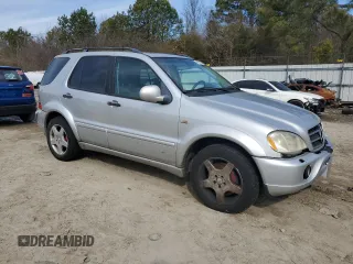 2001 Mercedes-Benz M-Class AMG with VIN 4JGAB74E21A227338, listed as a Copart auction lot 46991495 with 252,783 mi miles and Clean Title. Bid and sale history available at carsss.com. Image 4.