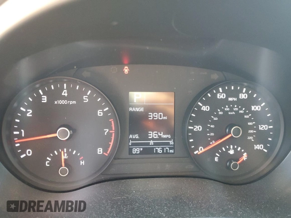2023 Kia Rio S with VIN 3KPA24AD5PE626278, listed as a Copart auction lot 50579925 with 17,617 mi miles and Salvage Title. Bid and sale history available at carsss.com. Image 9.