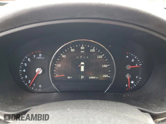 2017 Kia Sorento LX with VIN 5XYPGDA50HG235029, listed as a Copart auction lot 61143815 with 63,864 mi miles and Salvage title. Bid and sale history available at DreamBid. Image 9.