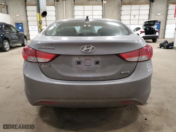 2011 Hyundai Elantra Ltd with VIN KMHDH4AE5BU143139, listed as a Copart auction lot 48597565 with 113,020 mi miles and Salvage Title. Bid and sale history available at carsss.com. Image 6.