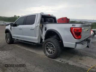 2022 Ford F-150 XL with VIN 1FTFW1E55NKD11289, listed as a Copart auction lot 61900705 with 38,500 mi miles and Salvage title. Bid and sale history available at DreamBid. Image 2.