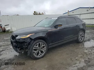 2018 Land Rover Range Rover Velar R-Dynamic HSE with VIN SALYM2RX5JA734253, listed as a Copart auction lot 74901694 with 91,711 mi miles and Salvage Title. Bid and sale history available at carsss.com. Image 1.