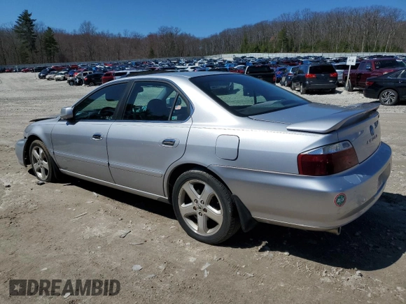 2002 Acura TL Type S with VIN 19UUA56852A008988, listed as a Copart auction lot 51731085 with 150,860 mi miles and Clean Title. Bid and sale history available at carsss.com. Image 2.