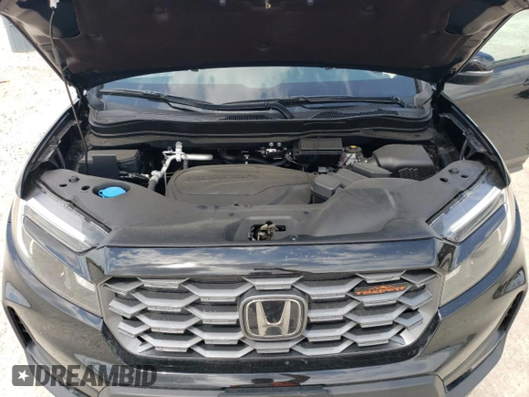 2025 Honda Passport TrailSport z VIN 5FNYF8H6XSB020043, wystawiony jako Copart lot #55141675 z przebiegiem 895 mil mil oraz Szkoda całkowita • Salvage title. Historia ofert i sprzedaży dostępna na DreamBid. Obrazek 12.