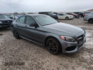 2017 Mercedes-Benz C 43 AMG with VIN 55SWF6EB6HU204688, listed as a Copart auction lot 47649265 with 96,964 mi miles and Salvage Title. Bid and sale history available at DreamBid. Image 4.