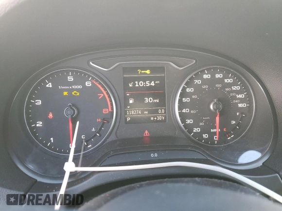 2015 Audi A3 1.8T Prestige with VIN WAUHCGFF3F1060126, listed as a Copart auction lot 88071455 with 118,274 mi miles and Salvage Title. Bid and sale history available at carsss.com. Image 9.