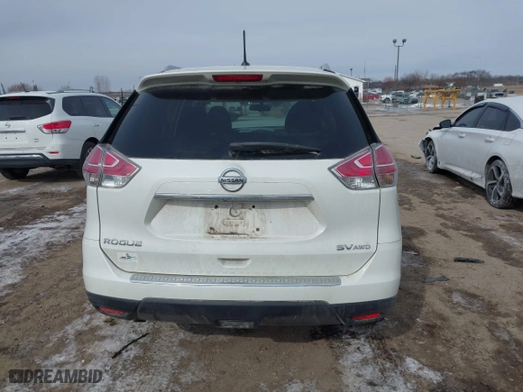 2016 Nissan Rogue S with VIN 5N1AT2MV4GC917962, listed as a IAAI auction lot 41606001 with 161,691 mi miles. Bid and sale history available at carsss.com. Image 17.
