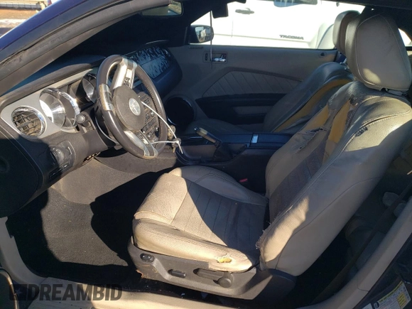 2010 Ford Mustang GT with VIN 1ZVBP8FH3A5104273, listed as a Copart auction lot 88925345 with 204,864 mi miles and Clean title. Bid and sale history available at DreamBid. Image 7.
