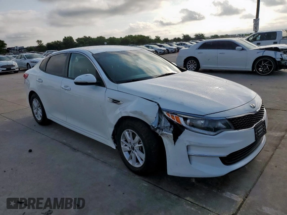 2018 Kia Optima LX with VIN 5XXGT4L37JG180452, listed as a Copart auction lot 60910515 with 156,068 mi miles and Salvage title. Bid and sale history available at DreamBid. Image 4.