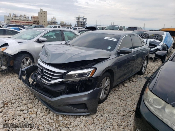 2020 Volkswagen Passat 2.0T SE with VIN 1VWSA7A31LC016585, listed as a Copart auction lot 40564023 with 89,742 mi miles. Bid and sale history available at carsss.com. Image 1.