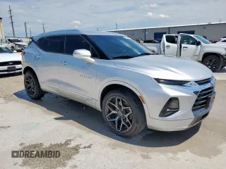 2019 Chevrolet Blazer Premier with VIN 3GNKBFRS4KS621836, listed as a Copart auction lot 54192215 with 107,979 mi miles and Clean title. Bid and sale history available at DreamBid. Image 4.