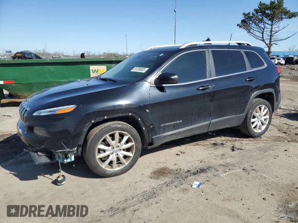 2017 Jeep Cherokee Limited with VIN 1C4PJLDS5HW554569, listed as a Copart auction lot 51339005 with 162,245 mi miles and Clean Title. Bid and sale history available at carsss.com. Image 1.