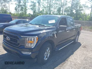 2023 Ford F-150 XL with VIN 1FTEW1C54PFB84125, listed as a IAAI auction lot 42045019 with 43,376 mi miles. Bid and sale history available at carsss.com. Image 2.