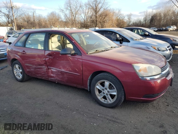 2005 Chevrolet Malibu Maxx LS with VIN 1G1ZT64875F143011, listed as a Copart auction lot 87909865 with 55,989 mi miles and Salvage Title. Bid and sale history available at carsss.com. Image 4.