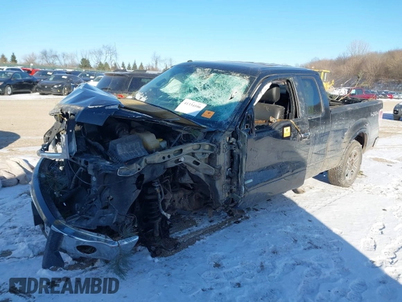 2014 Ford F-150 XL with VIN 1FTFX1ET8EFD05829, listed as a IAAI auction lot 41334106 with 0 mi miles. Bid and sale history available at carsss.com. Image 2.