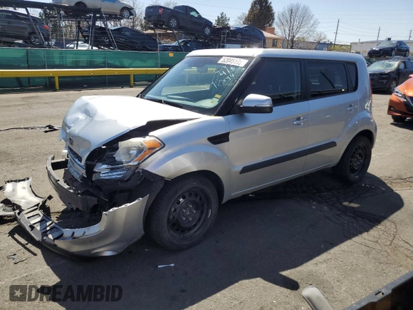 2012 Kia Soul + with VIN KNDJT2A67C7409358, listed as a Copart auction lot 52045175 with 106,908 mi miles and Salvage Title. Bid and sale history available at carsss.com. Image 1.