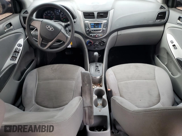 2017 Hyundai Accent SE with VIN KMHCT4AE5HU279435, listed as a Copart auction lot 87079404 with 126,166 mi miles and Salvage Title. Bid and sale history available at carsss.com. Image 8.