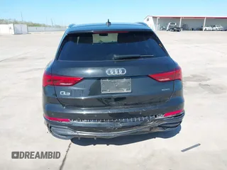 2021 Audi Q3 S line Premium Plus with VIN WA1EECF3XM1133790, listed as a IAAI auction lot 41870016 with 43,794 mi miles and . Bid and sale history available at DreamBid. Image 16.