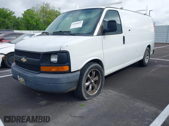 2011 Chevrolet Express Cargo with VIN 1GCSGAFX6B1144874, listed as a IAAI auction lot 41868850 with 201,347 mi miles and . Bid and sale history available at DreamBid. Image 17.