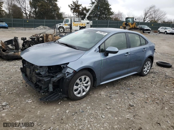2024 Toyota Corolla LE with VIN JTDB4MEEXR3021359, listed as a Copart auction lot 47384755 with 35,665 mi miles and Salvage Title. Bid and sale history available at carsss.com. Image 1.
