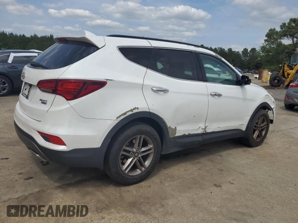 2018 Hyundai Santa Fe 2.4L z VIN 5NMZUDLB9JH095157, wystawiony jako Copart lot #53546725 z przebiegiem 128 840 mil mil oraz Szkoda całkowita • Salvage title. Historia ofert i sprzedaży dostępna na DreamBid. Obrazek 3.