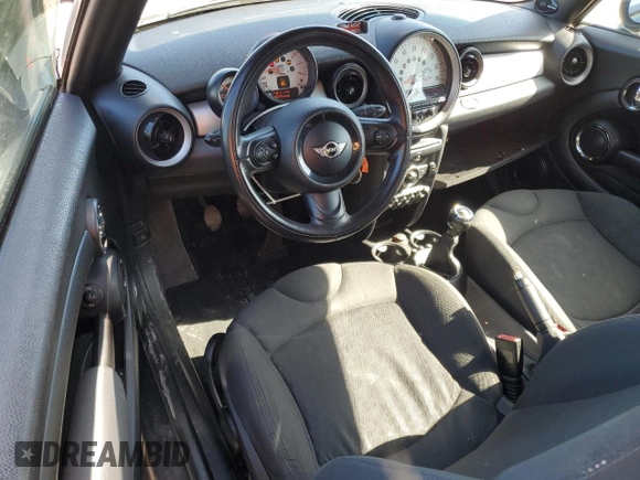 2011 MINI Convertible with VIN WMWZN3C55BT265139, listed as a Copart auction lot 58624955 with 108,374 mi miles and Clean title. Bid and sale history available at DreamBid. Image 8.