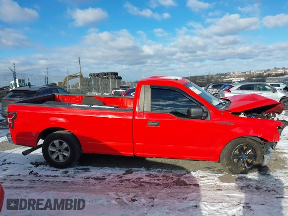 2018 Ford F-150 XL with VIN 1FTMF1CB2JKC47707, listed as a IAAI auction lot 41231081 with 120,804 mi miles. Bid and sale history available at carsss.com. Image 14.