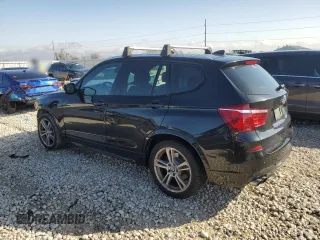 2014 BMW X3 xDrive35i with VIN 5UXWX7C58E0E82196, listed as a Copart auction lot 84870074 with 110,254 mi miles and Salvage Title. Bid and sale history available at DreamBid. Image 2.