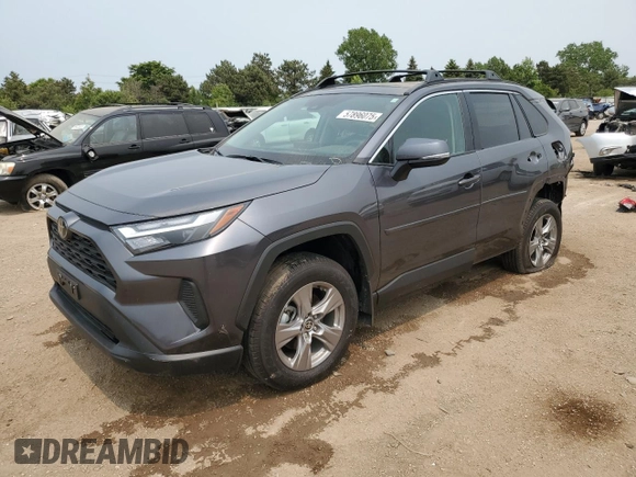 2024 Toyota RAV4 XLE with VIN 2T3P1RFV4RC471176, listed as a Copart auction lot 57896075 with 6,416 mi miles and Salvage title. Bid and sale history available at DreamBid. Image 1.