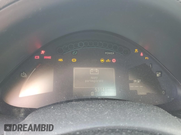2017 Nissan LEAF S with VIN 1N4BZ0CP0HC302380, listed as a Copart auction lot 52856955 with 53,141 mi miles and Salvage title. Bid and sale history available at DreamBid. Image 9.