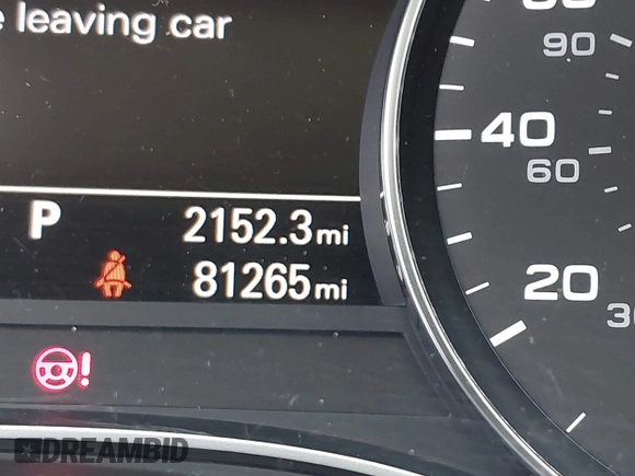 2014 Audi A7 3.0 Prestige with VIN WAU2GAFC4EN128180, listed as a IAAI auction lot 41835508 with 81,265 mi miles. Bid and sale history available at carsss.com. Image 15.