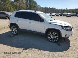 2012 Volkswagen Tiguan SEL with VIN WVGAV7AX9CW530331, listed as a Copart auction lot 50129405 with 141,387 mi miles and Salvage Title. Bid and sale history available at DreamBid. Image 4.