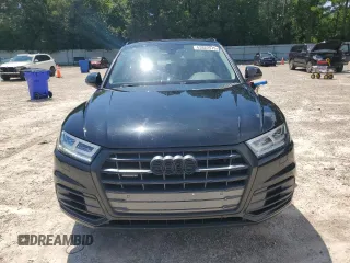 2018 Audi Q5 Premium Plus with VIN WA1BNAFY3J2059962, listed as a Copart auction lot 63822575 with 96,285 mi miles and Salvage title. Bid and sale history available at DreamBid. Image 5.