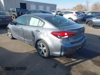 2018 Kia Forte LX with VIN 3KPFL4A73JE171175, listed as a IAAI auction lot 40983942 with 84,258 mi miles and . Bid and sale history available at DreamBid. Image 3.
