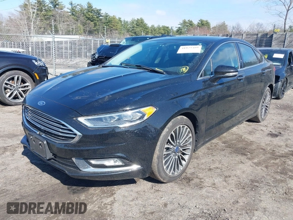 2017 Ford Fusion Titanium with VIN 3FA6P0K91HR124636, listed as a IAAI auction lot 41825469 with 47,889 mi miles. Bid and sale history available at carsss.com. Image 2.