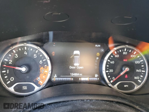 2016 Jeep Renegade Trailhawk with VIN ZACCJBCT2GPC65759, listed as a Copart auction lot 48846715 with 134,894 mi miles and Salvage title. Bid and sale history available at DreamBid. Image 9.