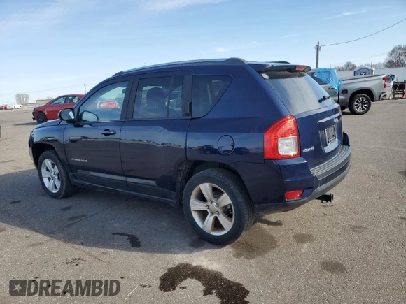 2012 Jeep Compass Sport with VIN 1C4NJDBB0CD623897, listed as a Copart auction lot 53256855 with 118,891 mi miles and Salvage Title. Bid and sale history available at carsss.com. Image 2.