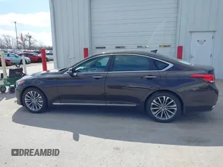 2015 Hyundai Genesis 3.8L with VIN KMHGN4JE3FU023383, listed as a IAAI auction lot 41865758 with 159,435 mi miles. Bid and sale history available at carsss.com. Image 15.