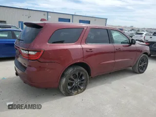 2022 Dodge Durango Orange Sport with VIN 1C4SDHCT1NC102379, listed as a Copart auction lot 48990455 with 53,893 mi miles and Salvage title. Bid and sale history available at DreamBid. Image 3.
