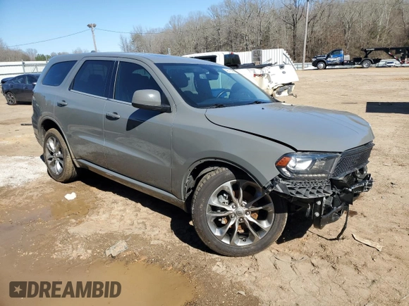 2020 Dodge Durango GT with VIN 1C4RDHDG7LC394584, listed as a Copart auction lot 46718595 with 101,366 mi miles and Salvage title. Bid and sale history available at DreamBid. Image 4.