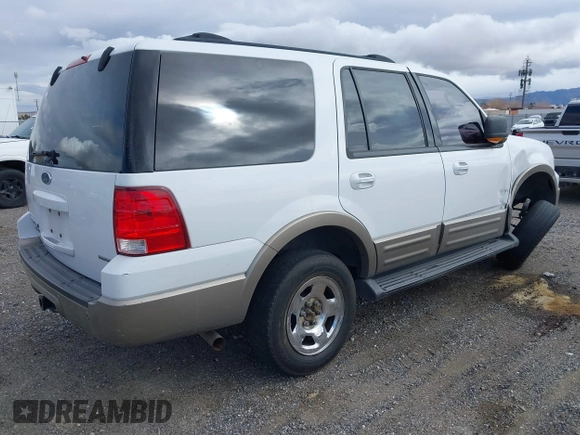 2003 Ford Expedition Eddie Bauer with VIN 1FMFU17L63LB20341, listed as a IAAI auction lot 41656630 with 169,488 mi miles. Bid and sale history available at carsss.com. Image 4.