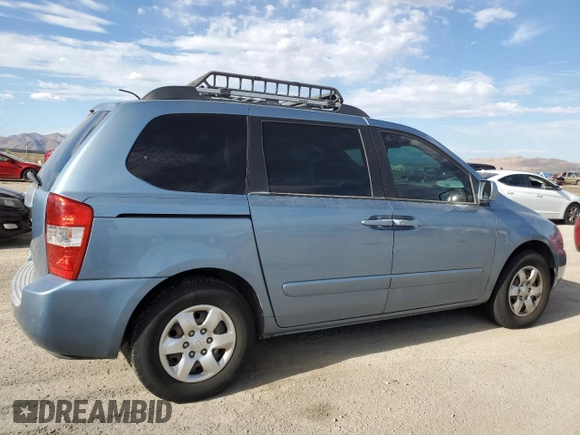 2008 Kia Sedona with VIN KNDMB133686267031, listed as a Copart auction lot 69464784 with 160,358 mi miles and Salvage Title. Bid and sale history available at carsss.com. Image 3.