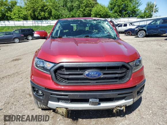 2021 Ford Ranger XL with VIN 1FTER4FH0MLD22397, listed as a Copart auction lot 57234845 with Not provided miles and Non repairable. Bid and sale history available at DreamBid. Image 5.